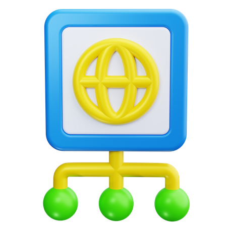 ウェブブラウザ  3D Icon