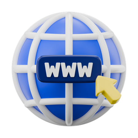 Web Browser  3D Icon