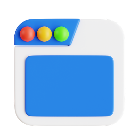 Web Browser  3D Icon