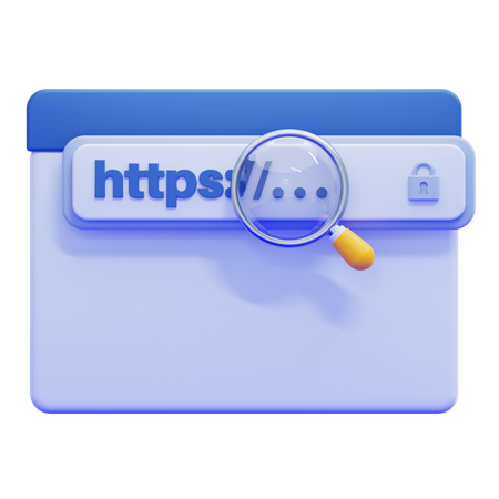 Web Browser  3D Icon