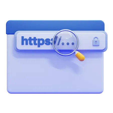 Web Browser  3D Icon