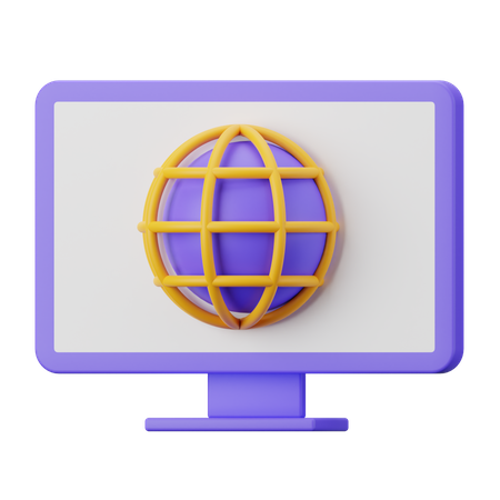 Web Browser  3D Icon