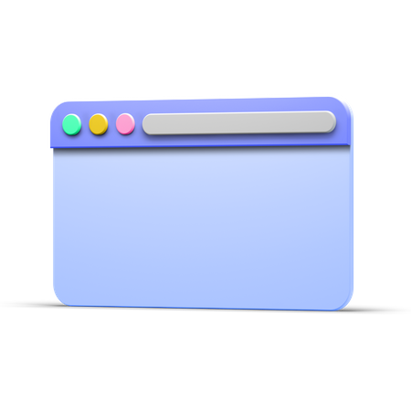 Web Browser  3D Icon