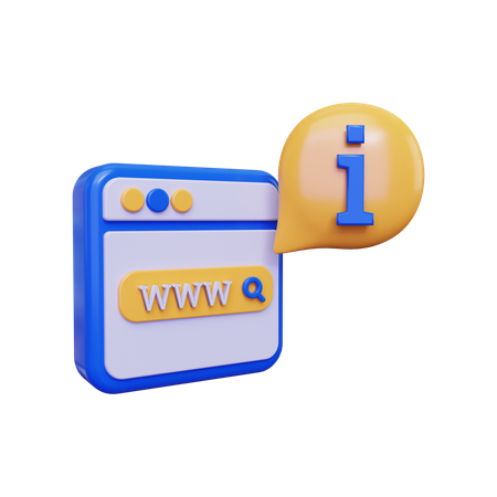 Web Browser  3D Icon