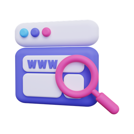 Web Browser  3D Icon