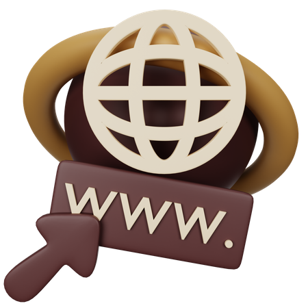 Web Browser  3D Icon