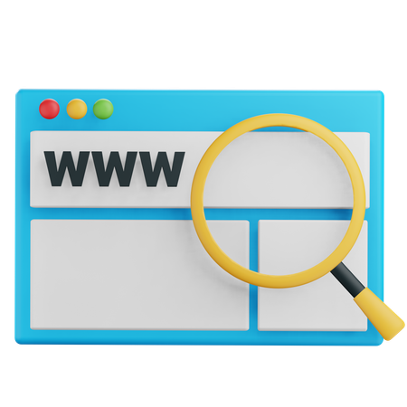 Web Browser  3D Icon