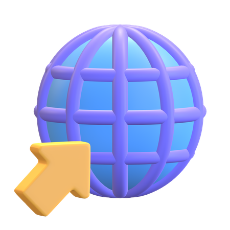 Web Browser  3D Illustration