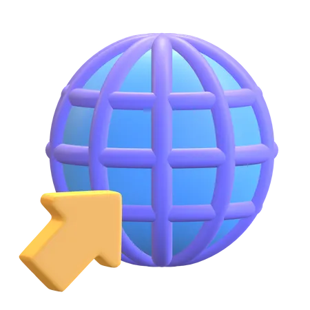 Web Browser  3D Illustration