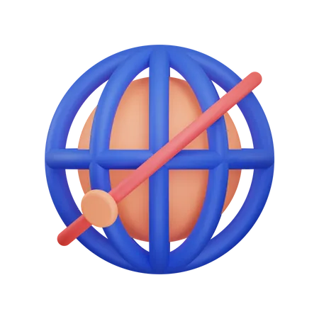 Browser 3 D Icon 3D Illustration