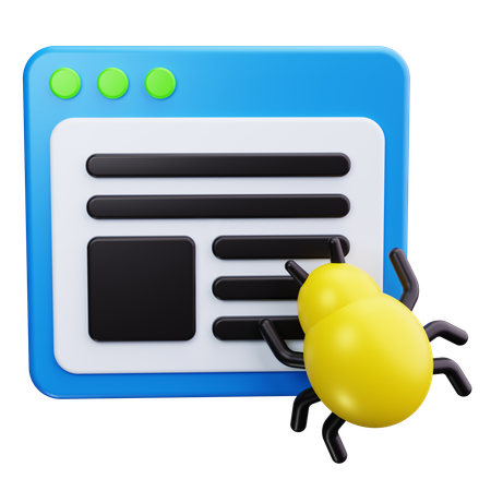 Web Bugs  3D Icon