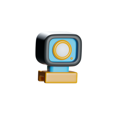 ウェブカメラ  3D Icon