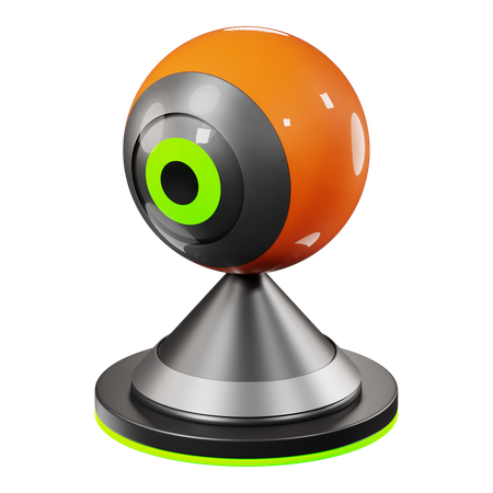 Web Cam  3D Icon