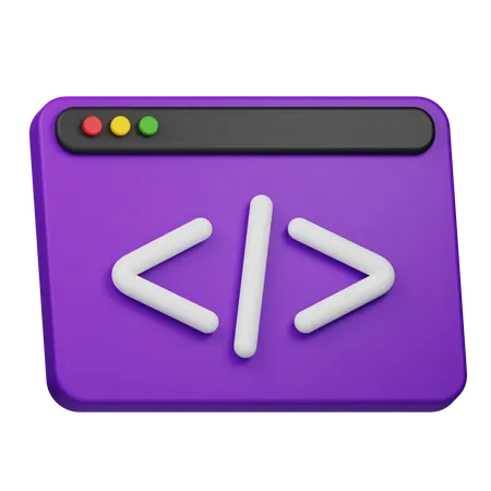 Webcodierung  3D Icon