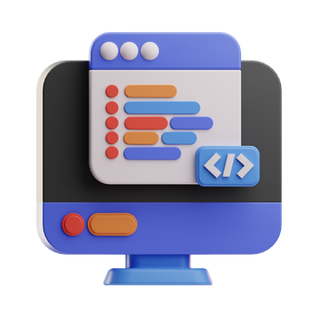 Webcodierung  3D Icon