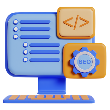 Web Coding  3D Icon