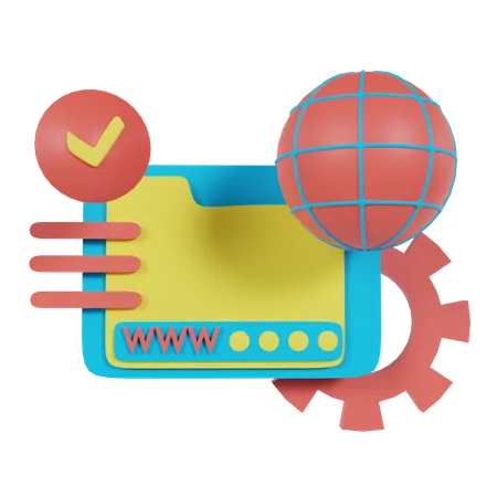 Web Configuration  3D Icon