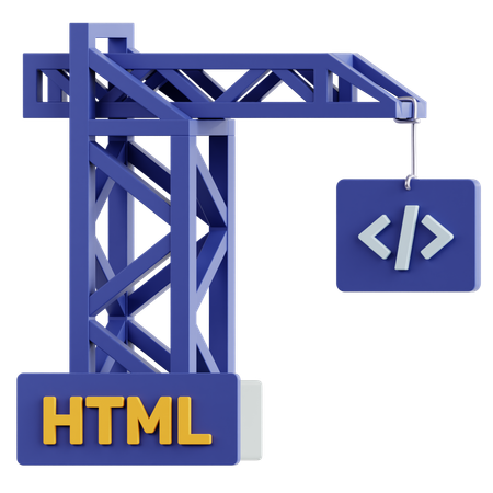 Web Construction  3D Icon