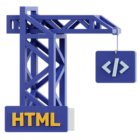 Web Construction  3D Icon
