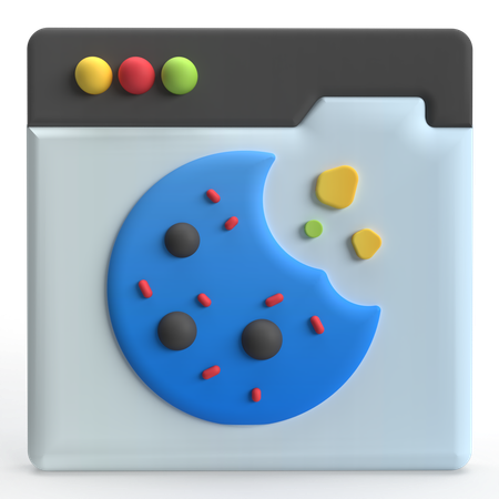 Web-Cookies  3D Icon