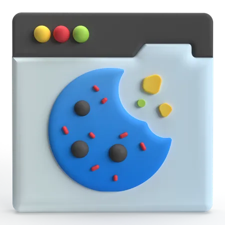 Web-Cookies  3D Icon