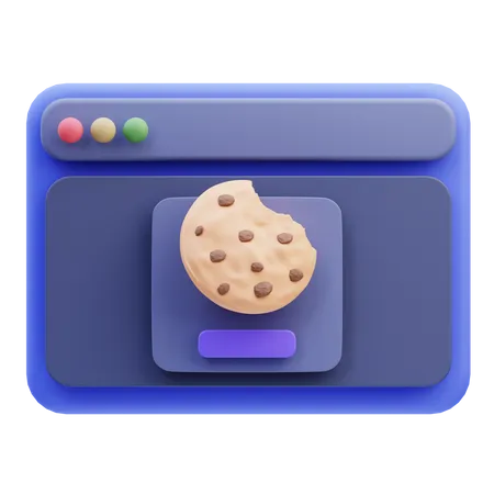 Web Cookies  3D Icon