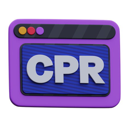 RCP na web  3D Icon