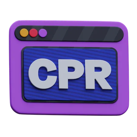 RCP na web  3D Icon