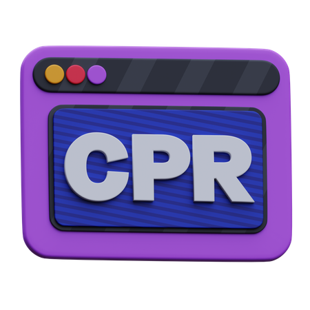 Web Cpr  3D Icon