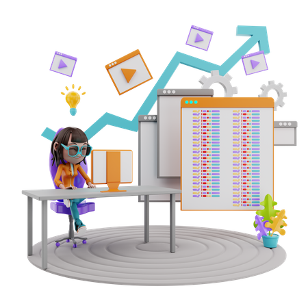 Web Design  3D Icon