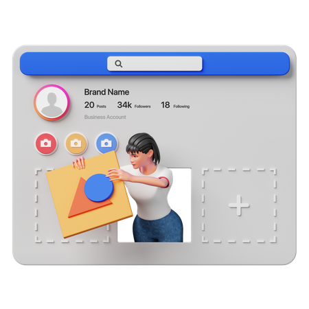 Web Design  3D Icon