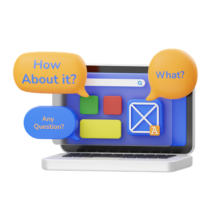 Web design  3D Icon