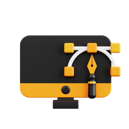 Web Design Painter  3D Icon