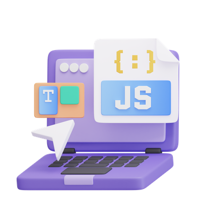 Web Design Programming Javascript Editor  3D Icon