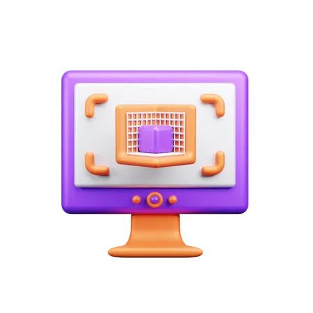 Web designing  3D Icon