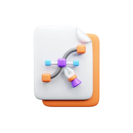 Web designing tool  3D Icon