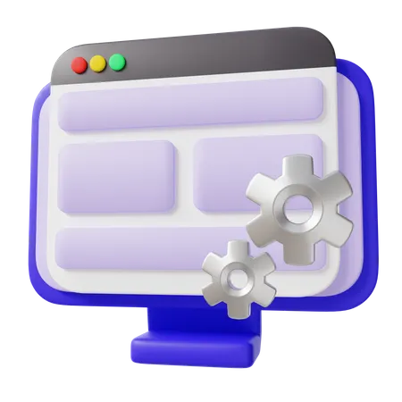 Web Developer  3D Icon