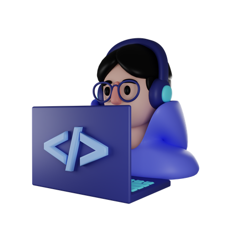 Web Developer  3D Icon
