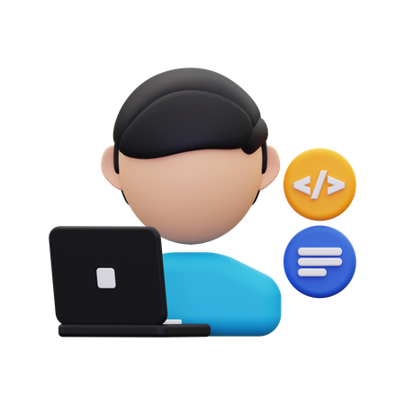 Web Developer  3D Icon