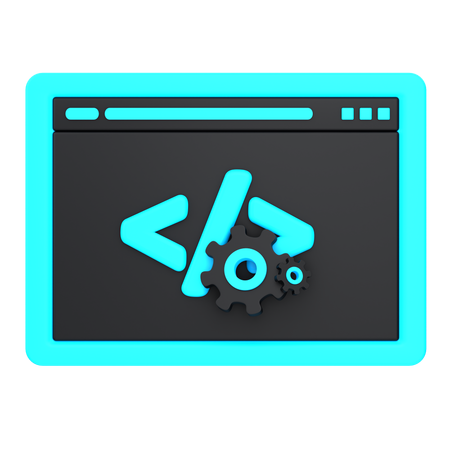 Web development  3D Icon