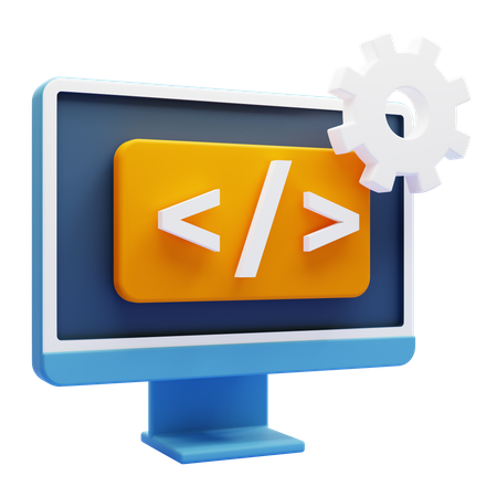 Web Development  3D Icon