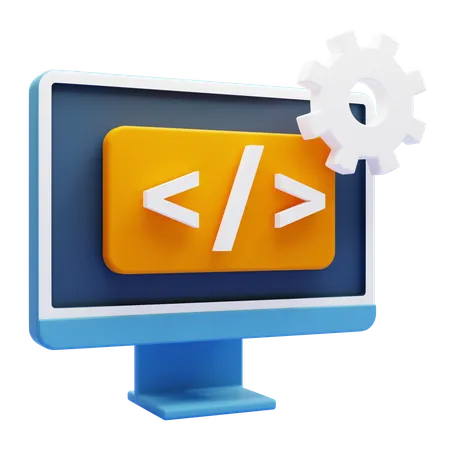 Web Development  3D Icon