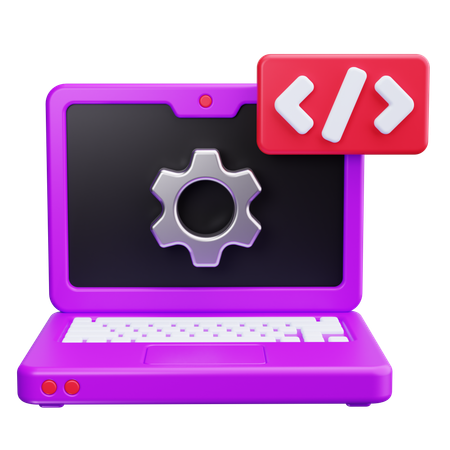 Web Development  3D Icon