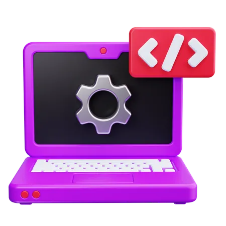 Web Development  3D Icon