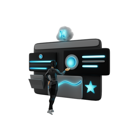 Web Development  3D Icon