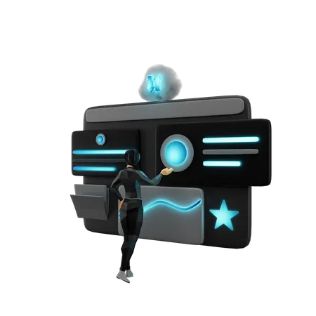 Web Development  3D Icon
