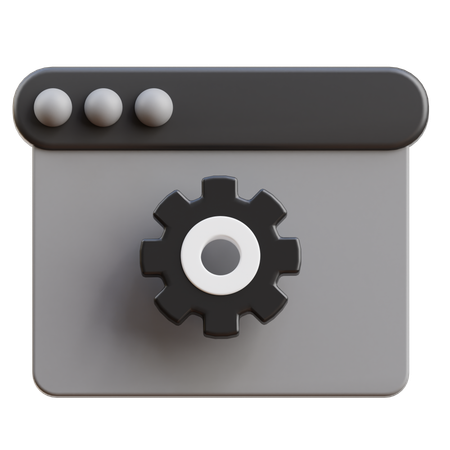 Web Development  3D Icon