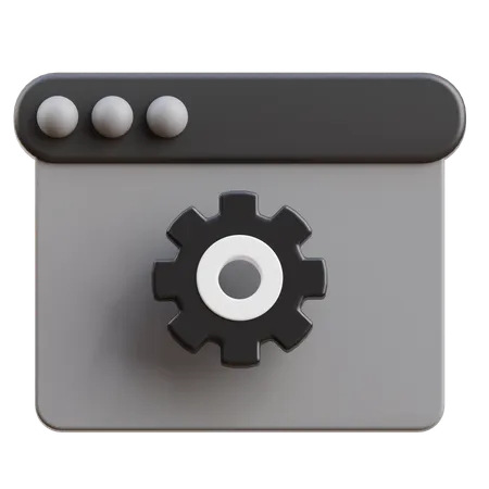 Web Development  3D Icon