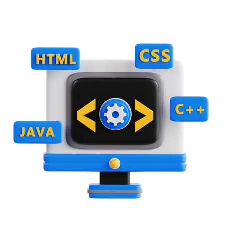 Web Development  3D Icon