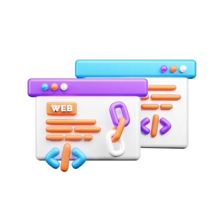 Web Development  3D Icon